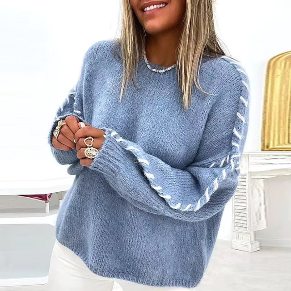 Azzurra - Elegant Warm Loose Sweater