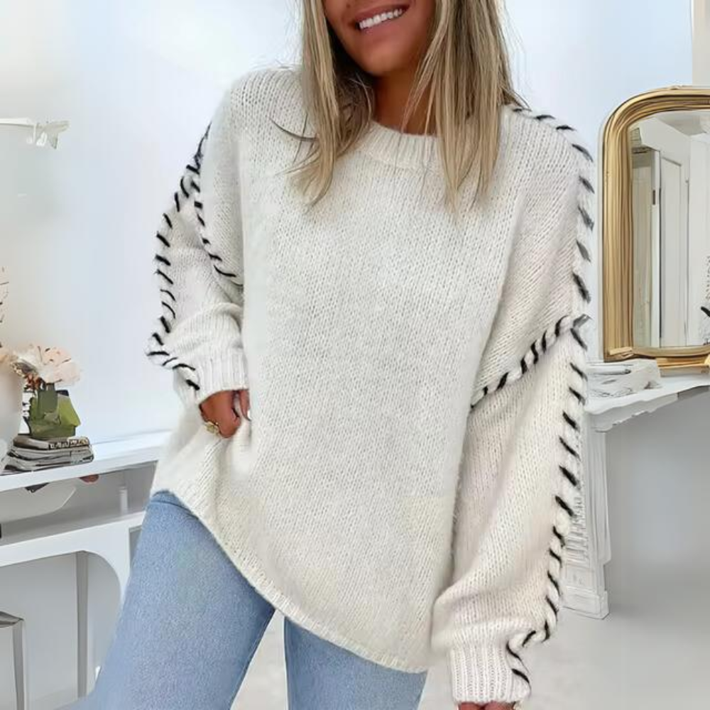 Azzurra - Elegant Warm Loose Sweater