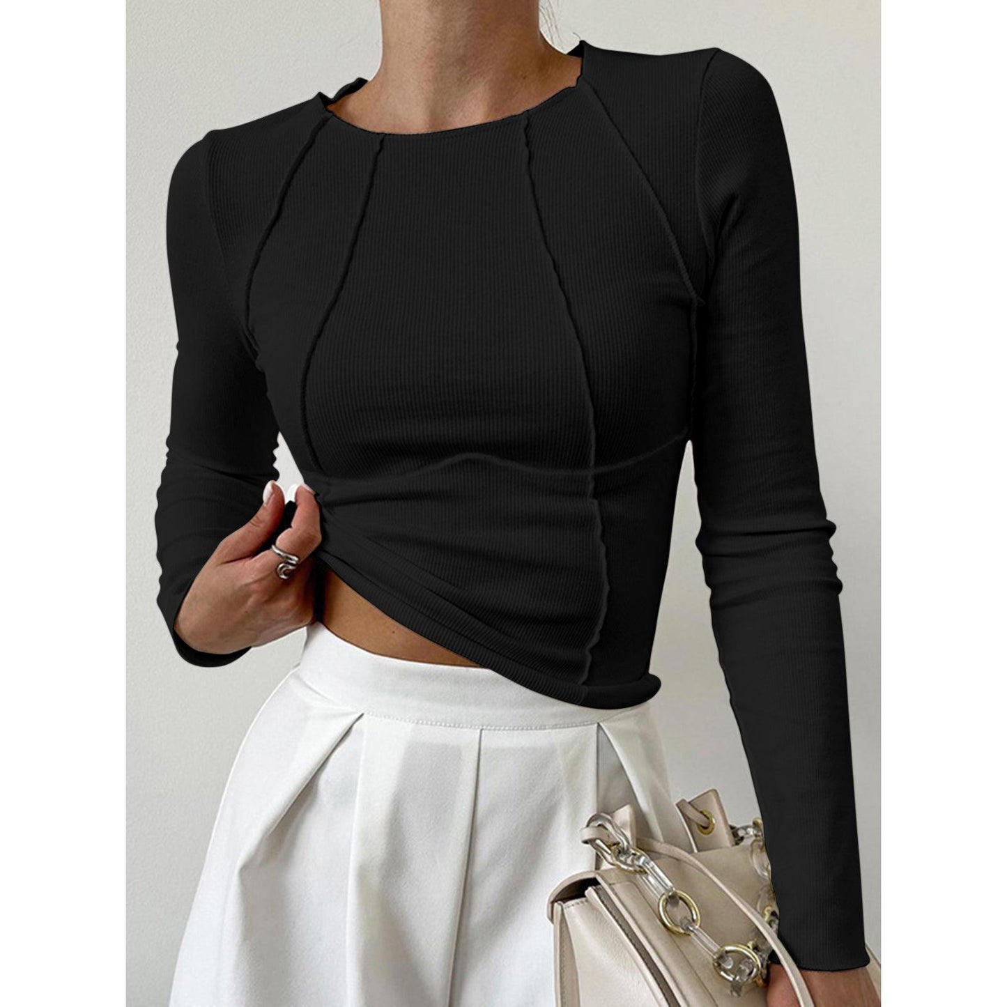 Maud™ | Sleek Seamed Top