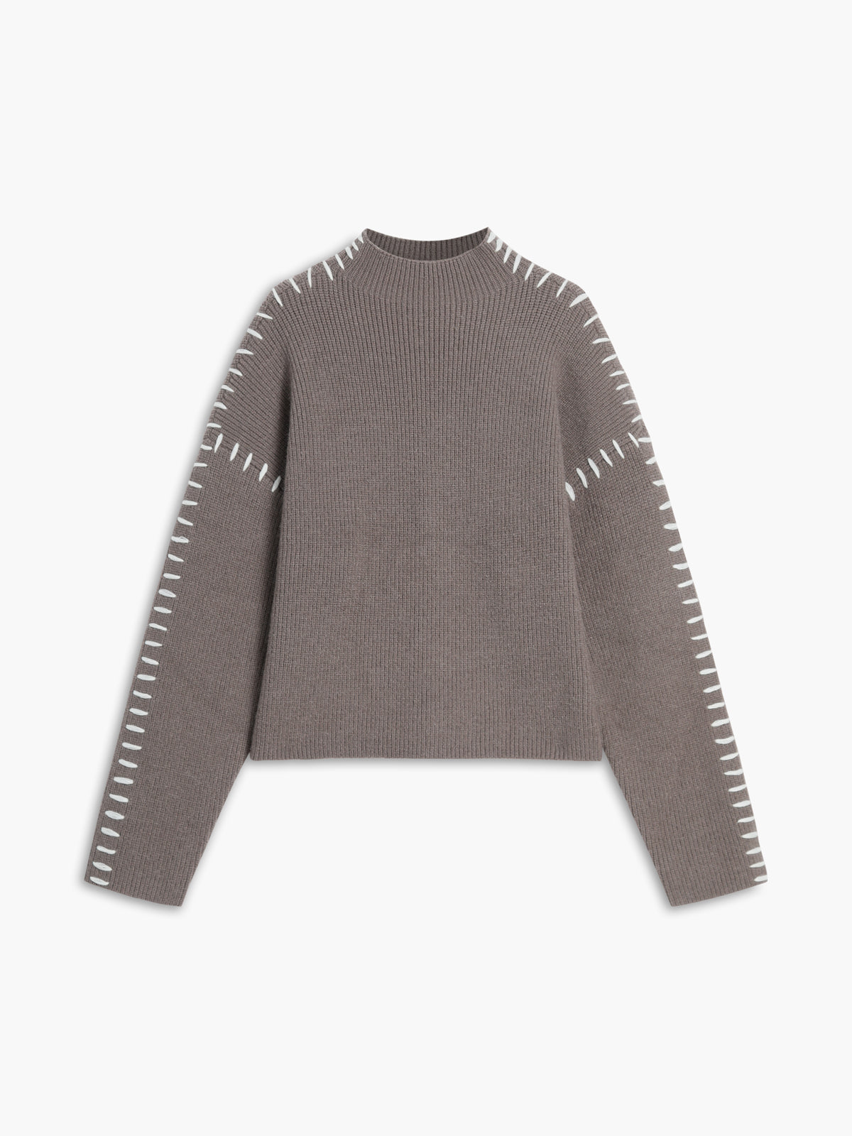 Shift The Focus | Oversized Mock Neck Sweater/Jersey Ladies