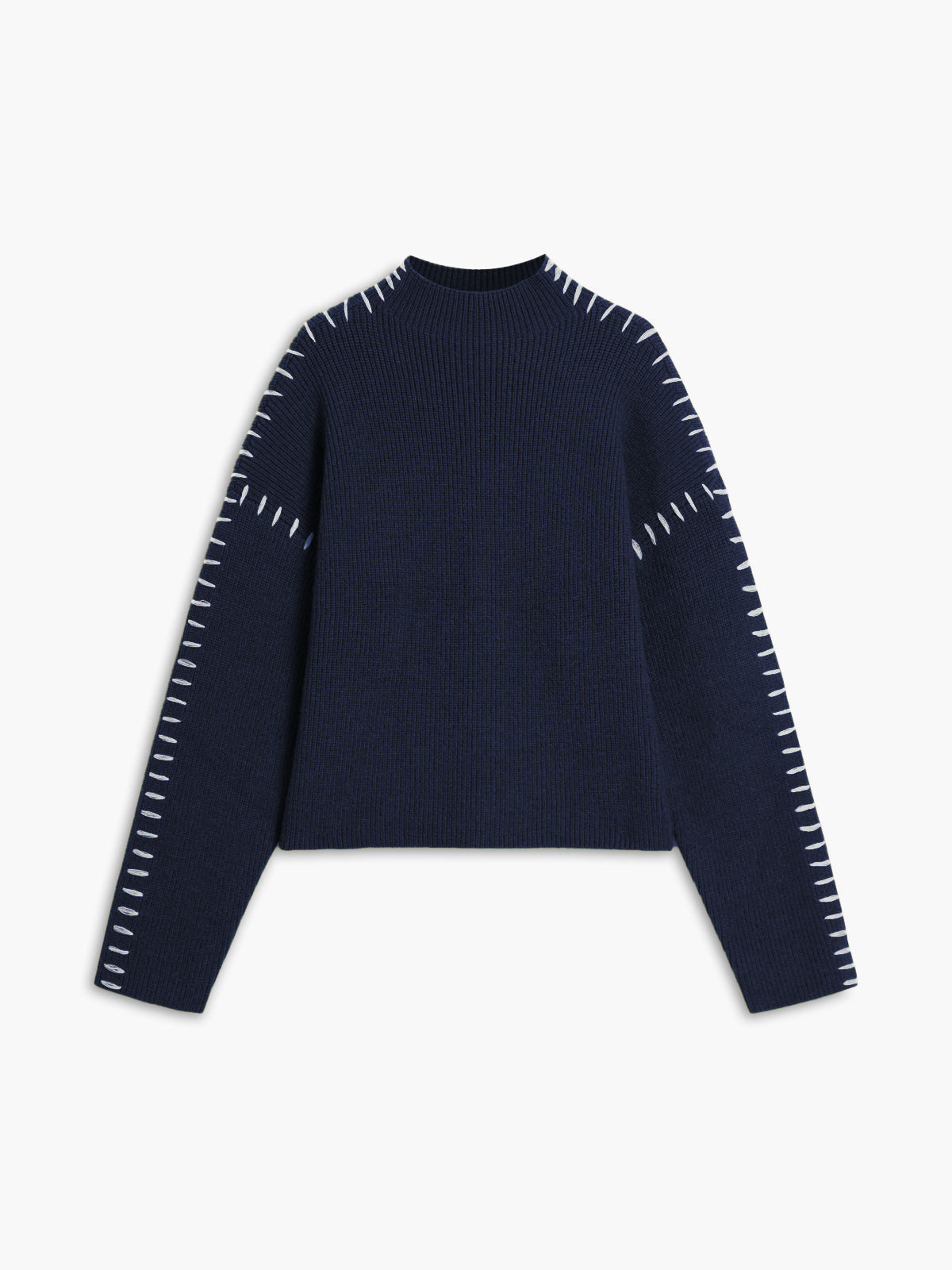 Shift The Focus | Oversized Mock Neck Sweater/Jersey Ladies