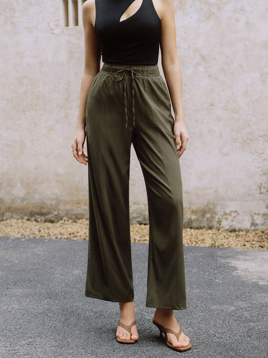 Camille Linen Wide Leg Pants