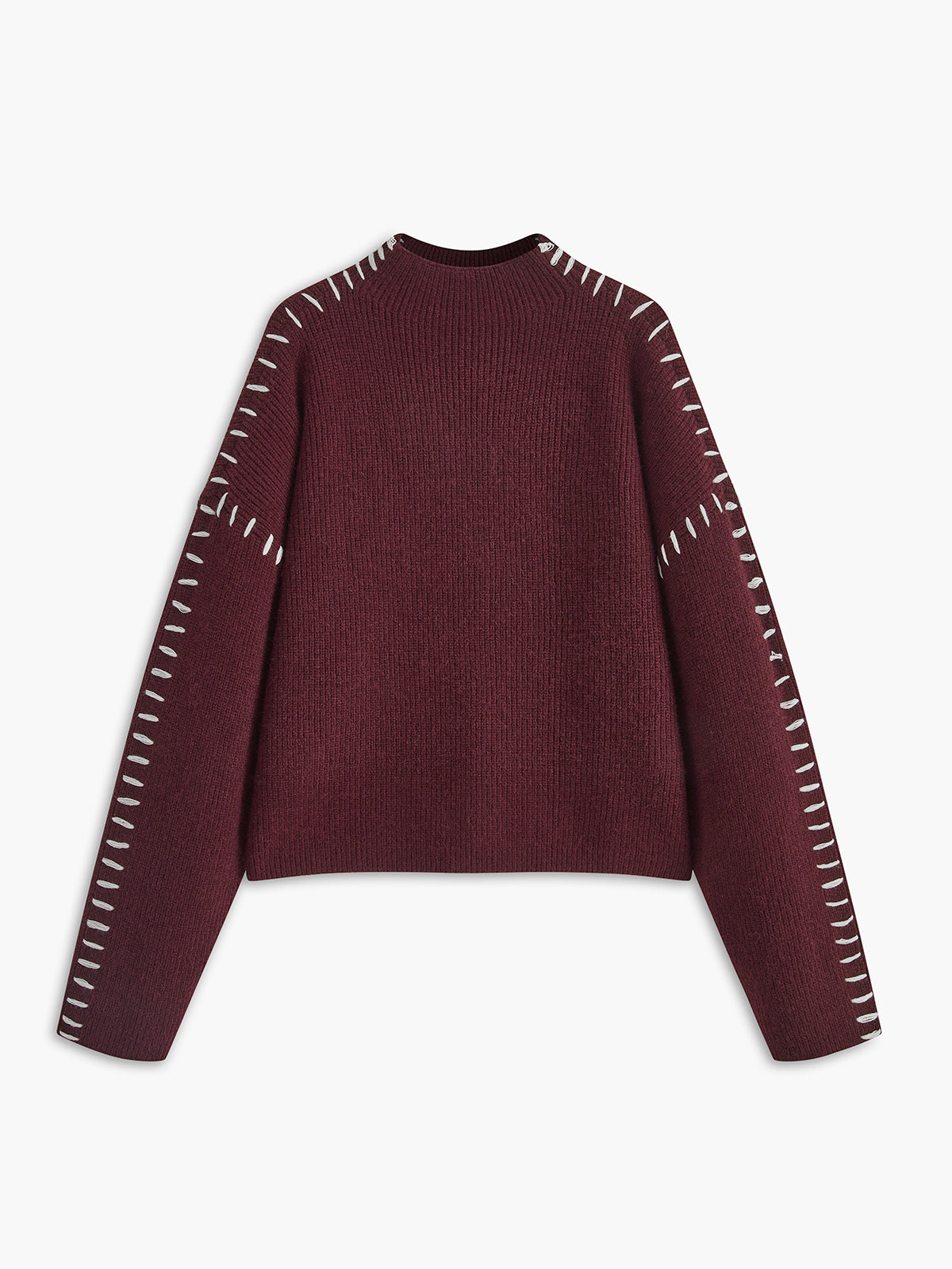 Shift The Focus | Oversized Mock Neck Sweater/Jersey Ladies