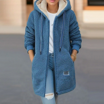 Stella - trendy warm teddy coat