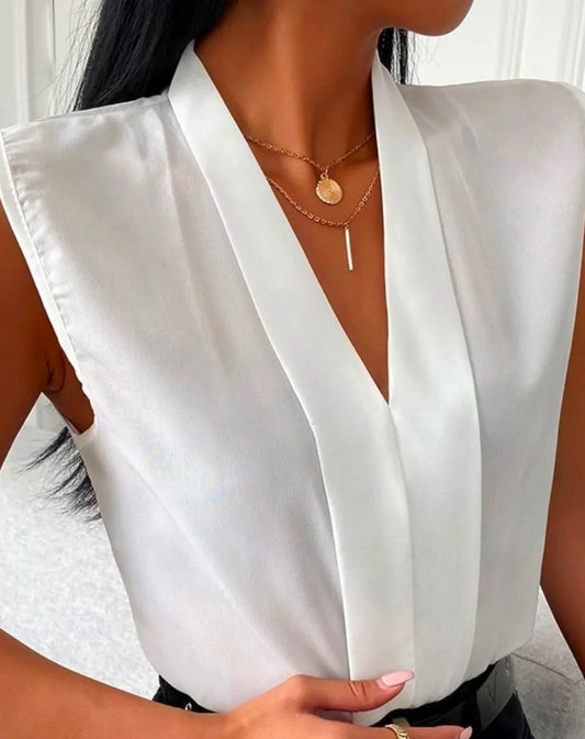 Vikkie Blouse | Sleeveless Blouse