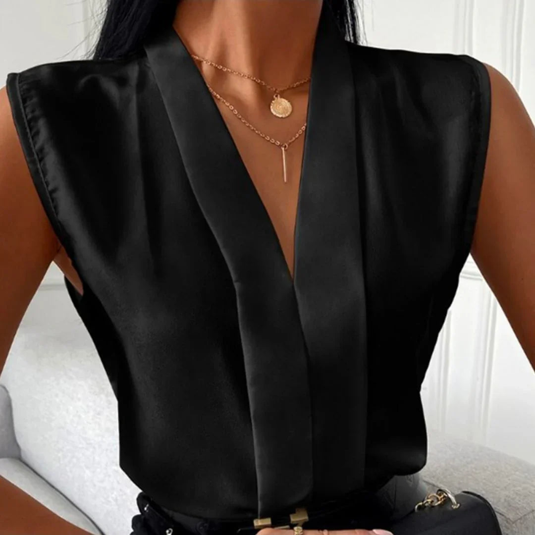 Vikkie Blouse | Sleeveless Blouse