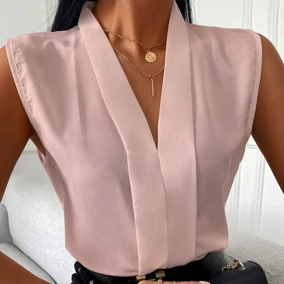 Vikkie Blouse | Sleeveless Blouse