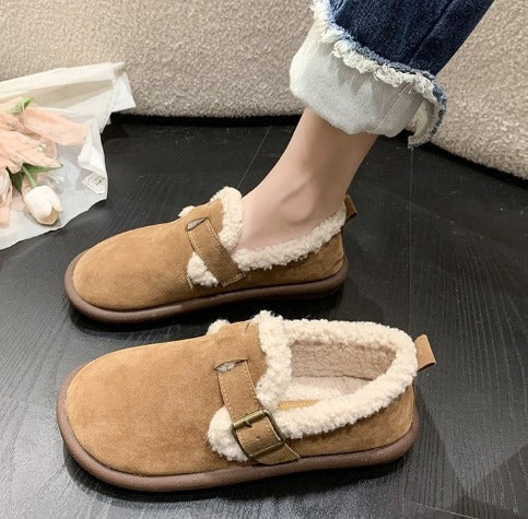 Imke - Comfortable Furry Sandals for Women