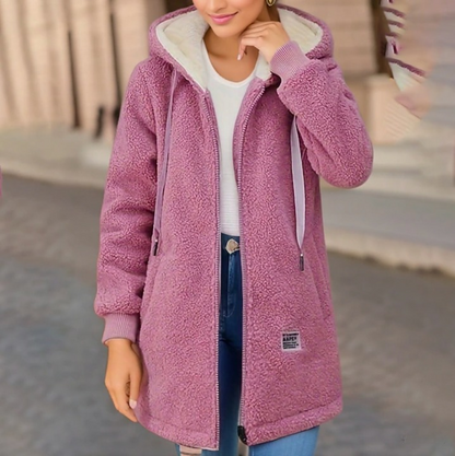 Stella - trendy warm teddy coat