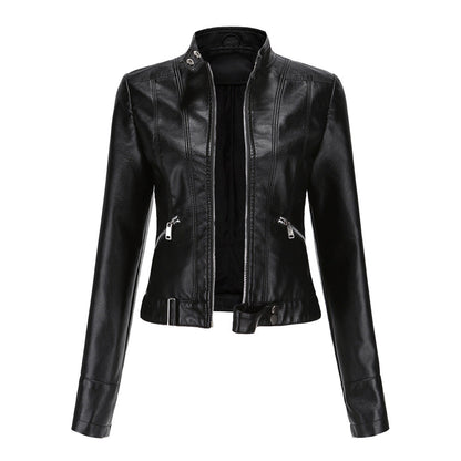 Stylish leather jacket for women - Grizel