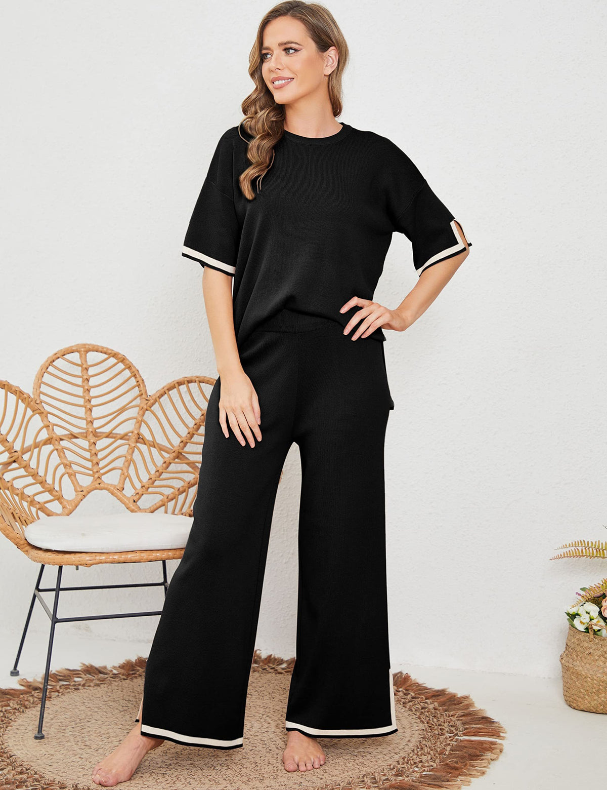 Jess-Mode | Matching T-Shirt & Pants Loungewear Set