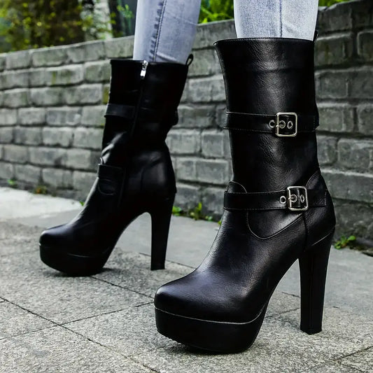 Vintage dress boots - Rosine