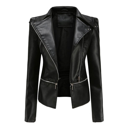 Stylish leather jacket for women