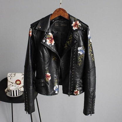 Women's jacket with floral print