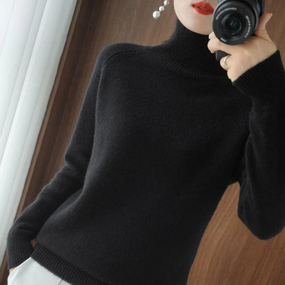 Winter Sweater With Turtleneck for Ladies