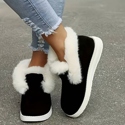 Lancy - Cozy Fluffy Sneakers for Women