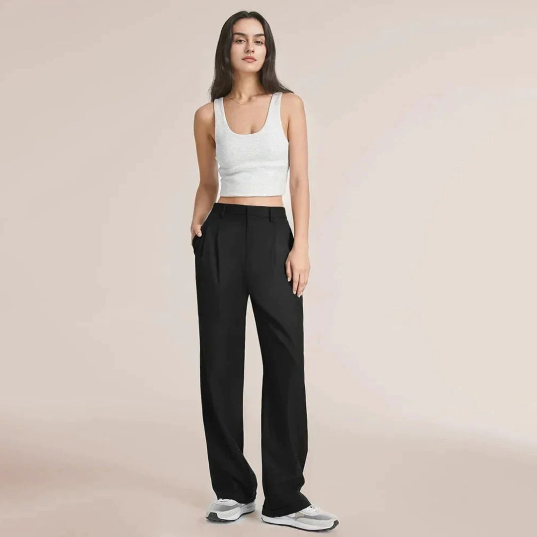 CELINA - high-waisted pants