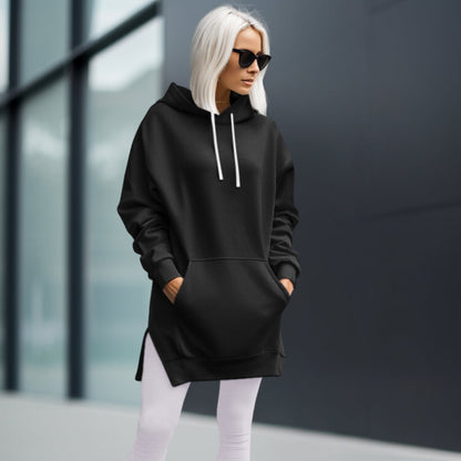 Émilie - Elegant oversized hooded dress