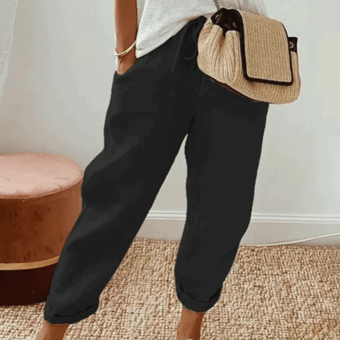 MARTINA - Comfortable drawstring pants.