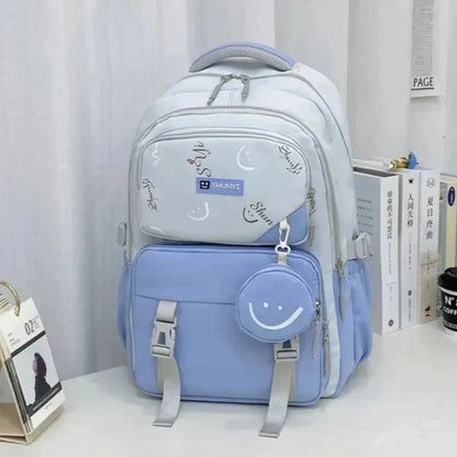 ashly| Large Capacity Cute Laptop Travel Backpack