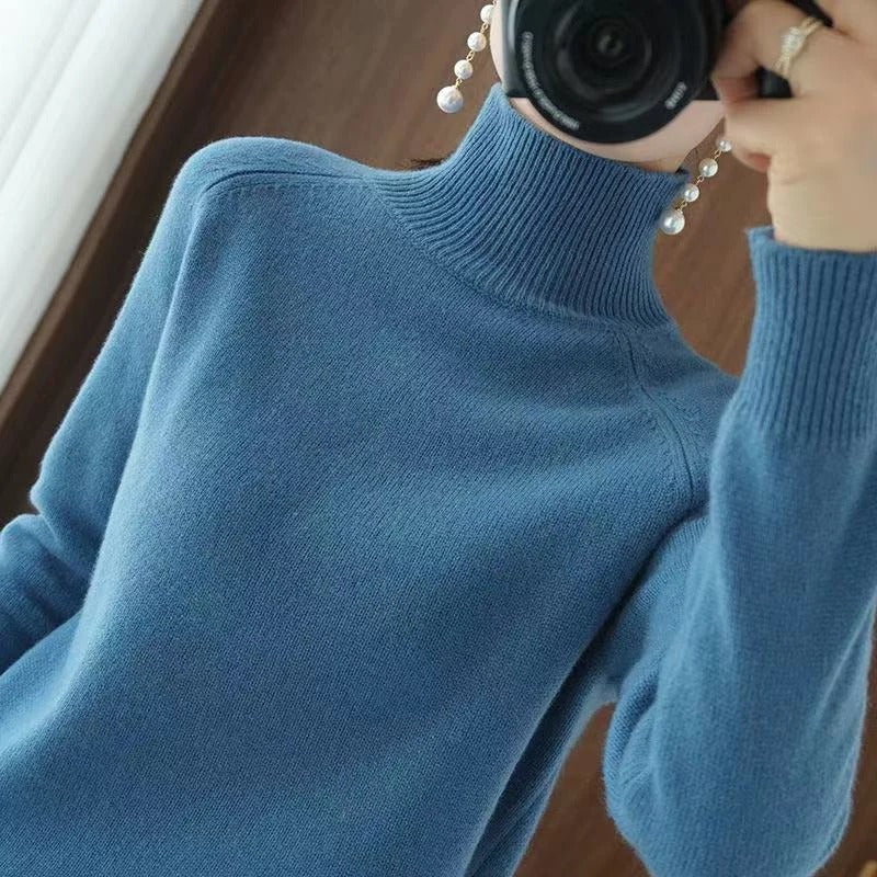 Winter Sweater With Turtleneck for Ladies