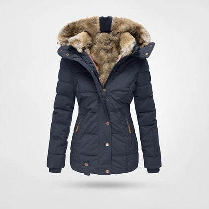 Zara - Warm, Waterproof Winter Coat with Lining and Hood