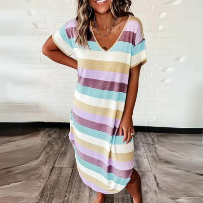 Bo - Comfortable v-neck dress