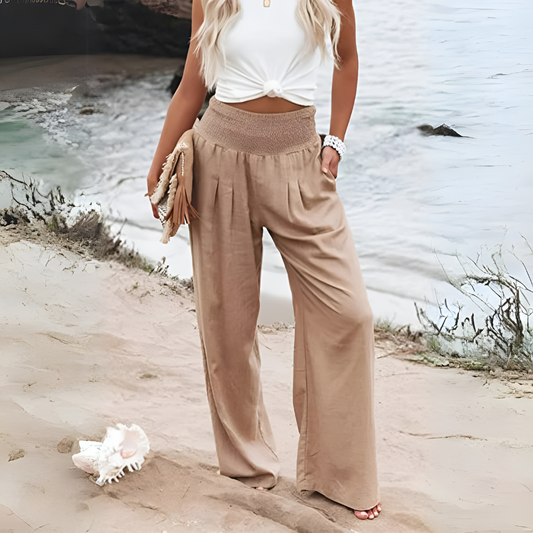 Emma - Elegant Trousers Mid Waist