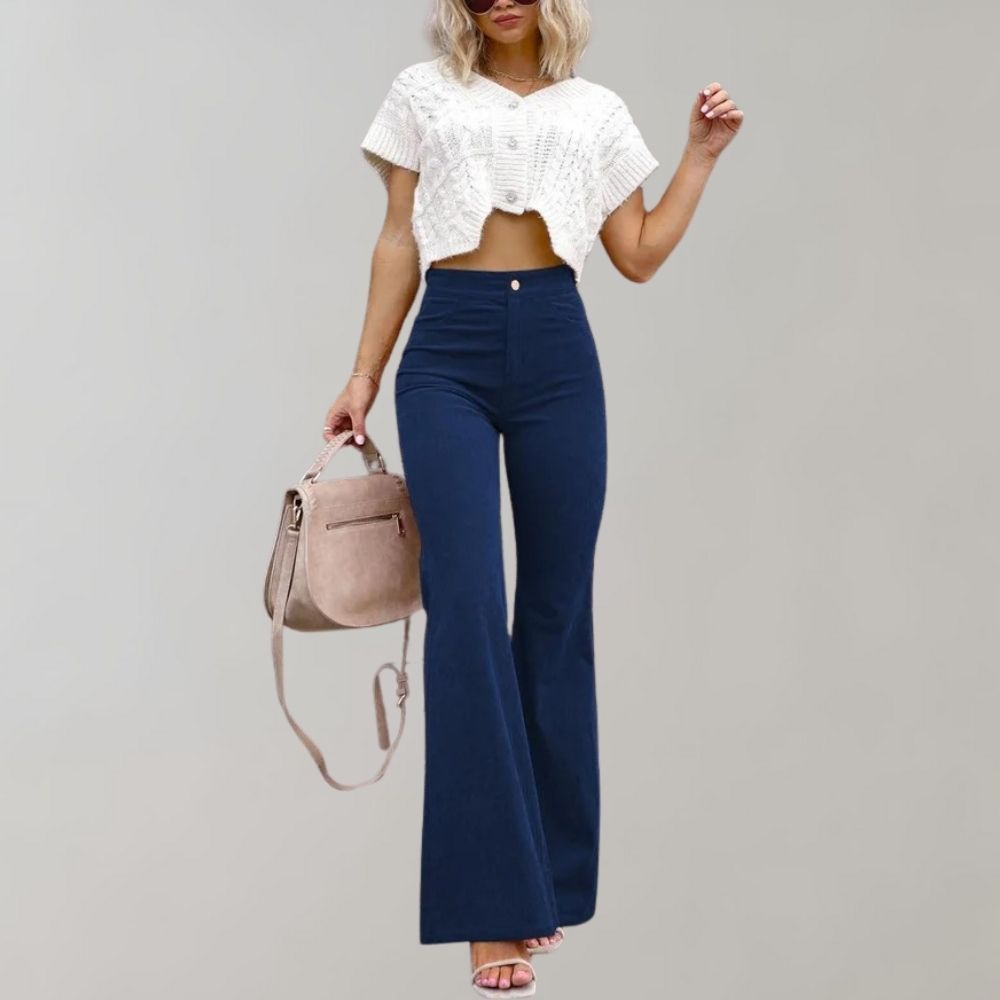 Josephine - Corduroy flared pants