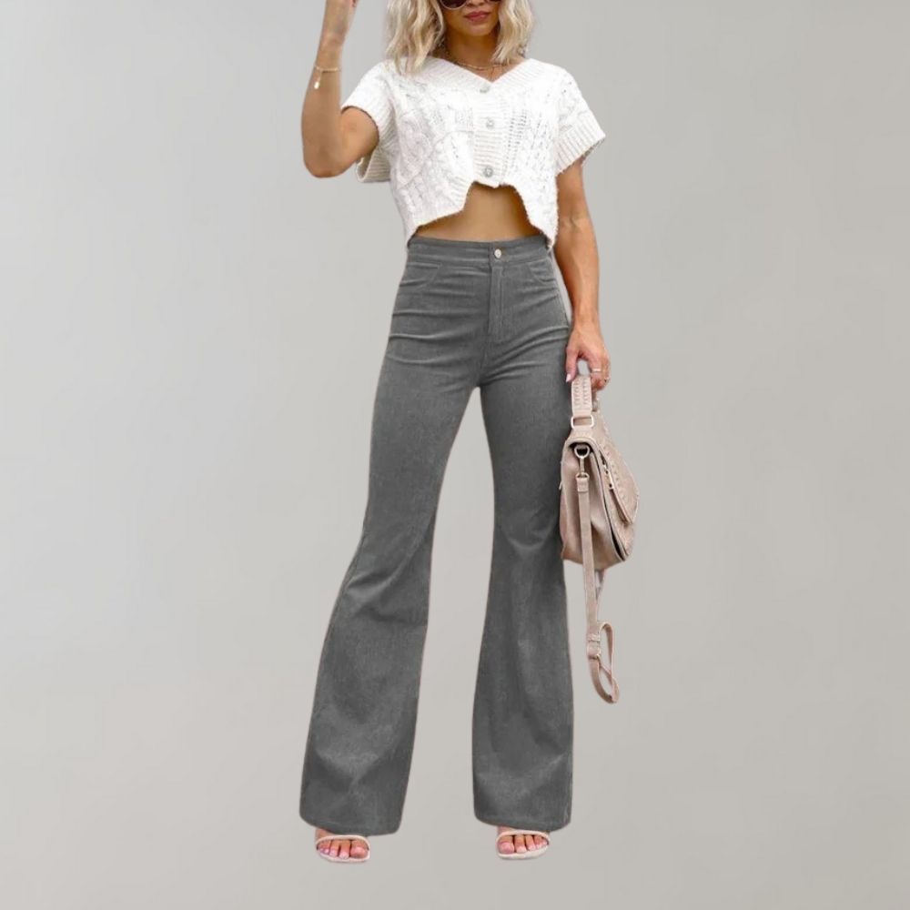 Josephine - Corduroy flared pants