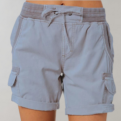 Dorthea - Women's high-waisted shorts