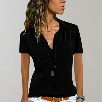 Women's short-sleeved blouse