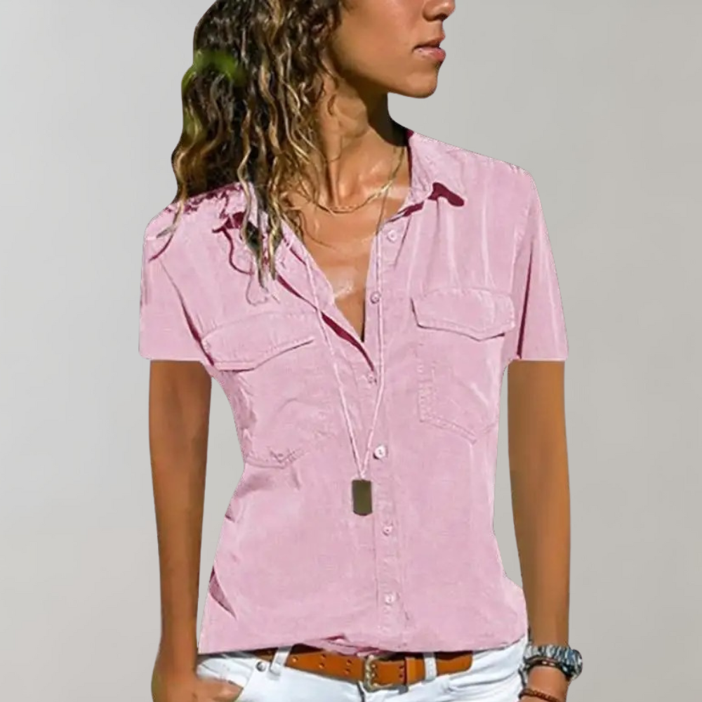 Women's short-sleeved blouse