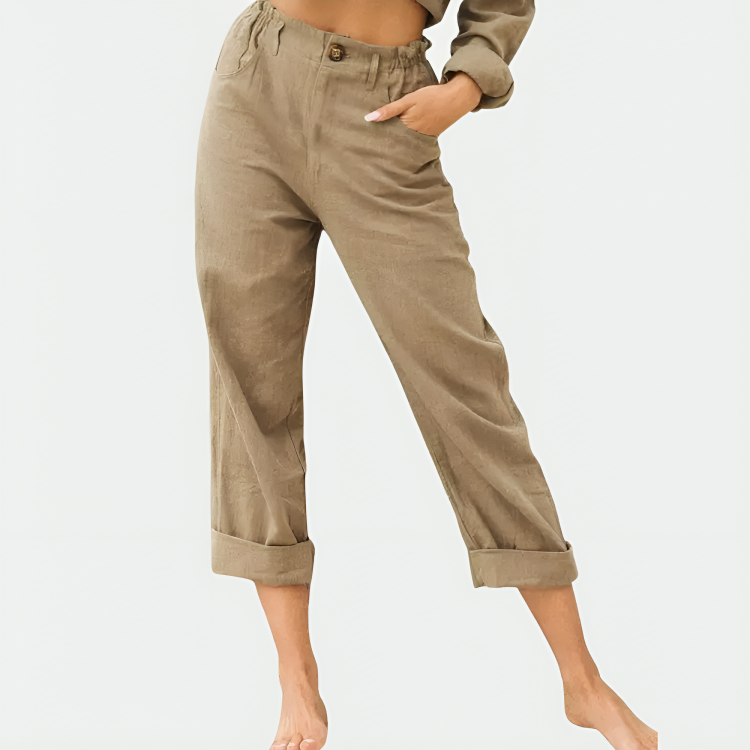 Camille - Comfortable cropped pants