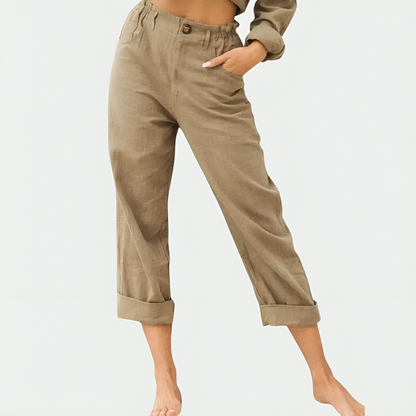 Camille - Comfortable cropped pants