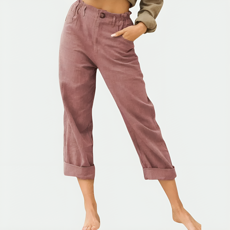 Camille - Comfortable cropped pants