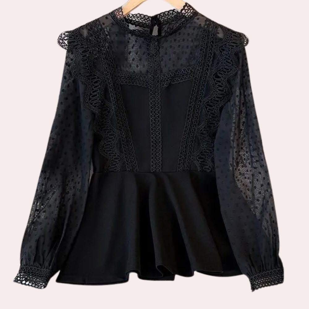 Scarlett - Elegant lace women's blouse