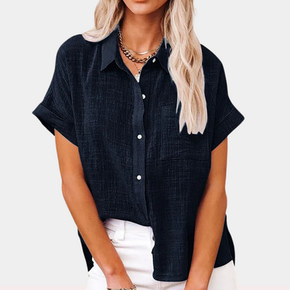 FIONNA | Relaxed summer blouse for women