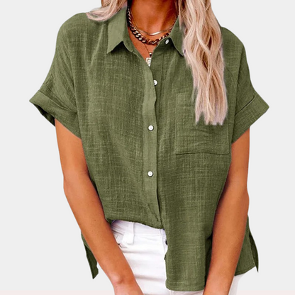 FIONNA | Relaxed summer blouse for women