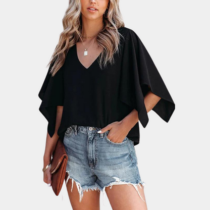 Viviana - Women's summer blouse with stylish sleeves