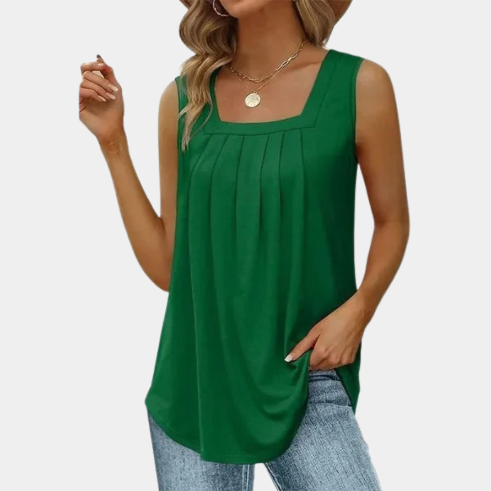 Emily - Women's square neckline tops