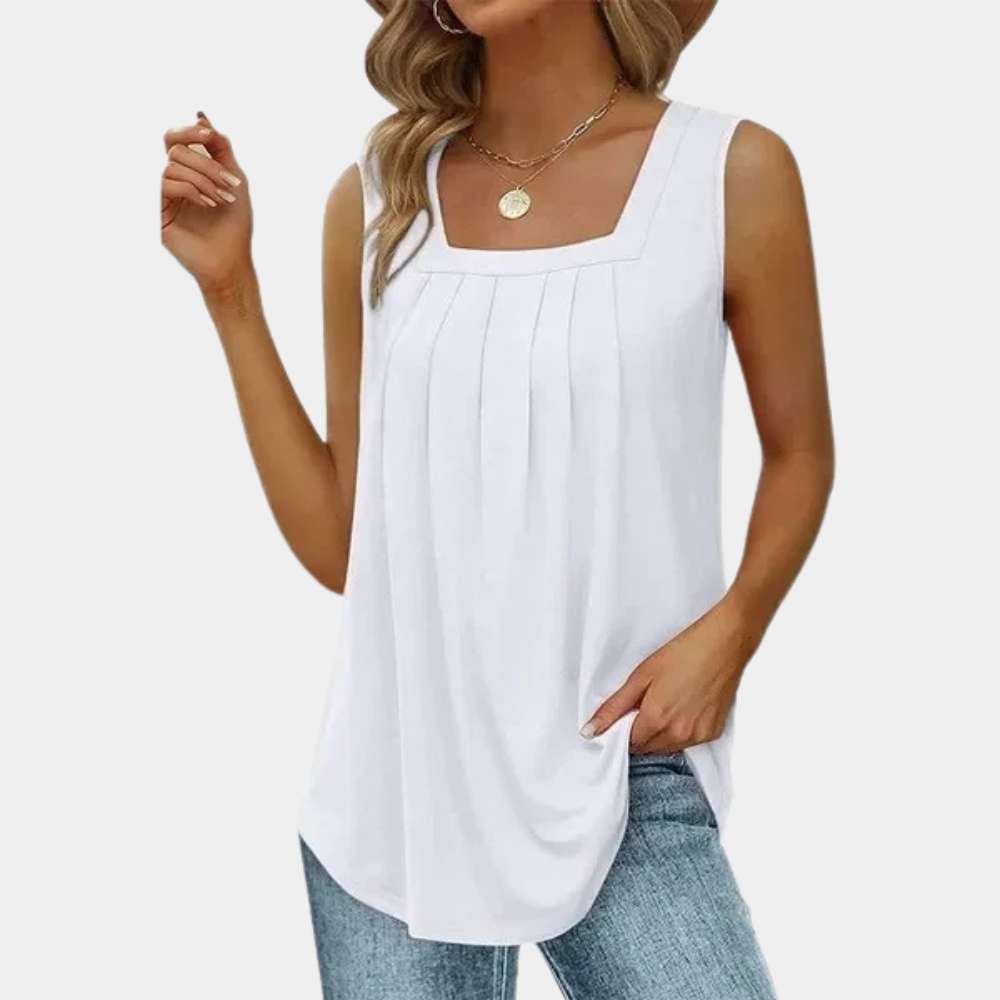 Emily - Women's square neckline tops