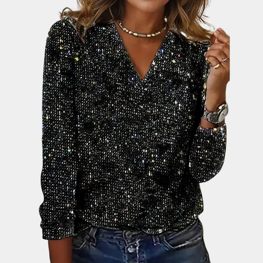 Priscilla - Glitter top for ladies