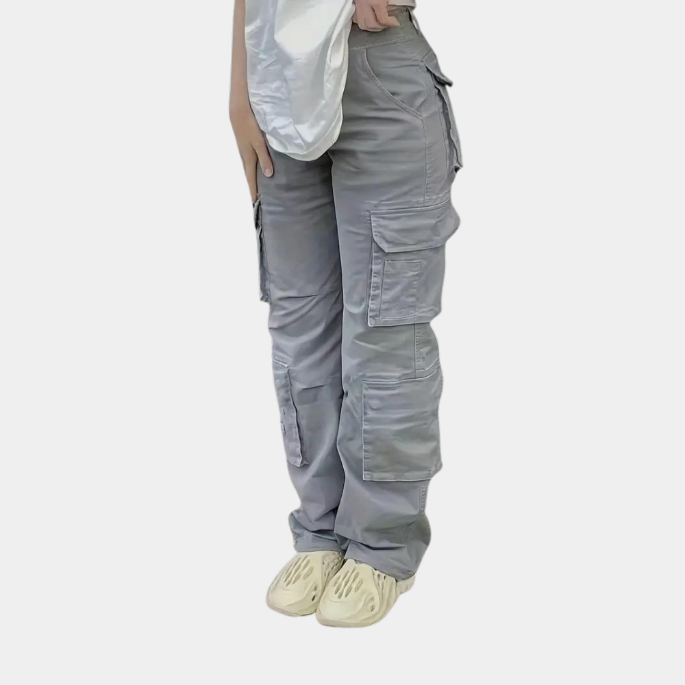 Élise - High-waisted cargo pants