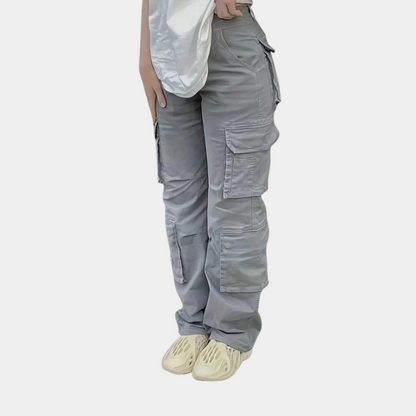 Élise - High-waisted cargo pants