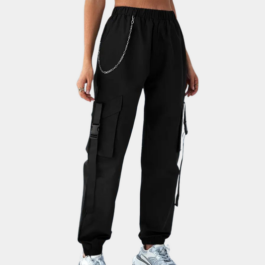 Jolanda - Women's jogging pants with elastic waist.