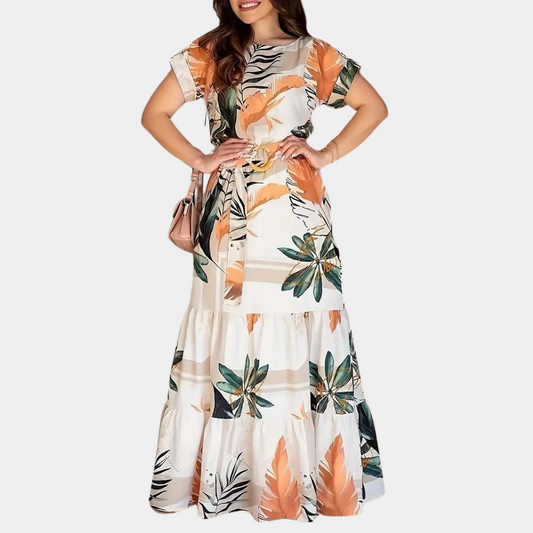 Elegant floral dress for ladies