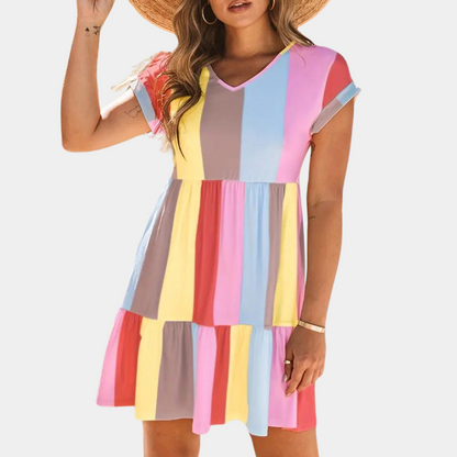 Lightweight and colorful women's dress