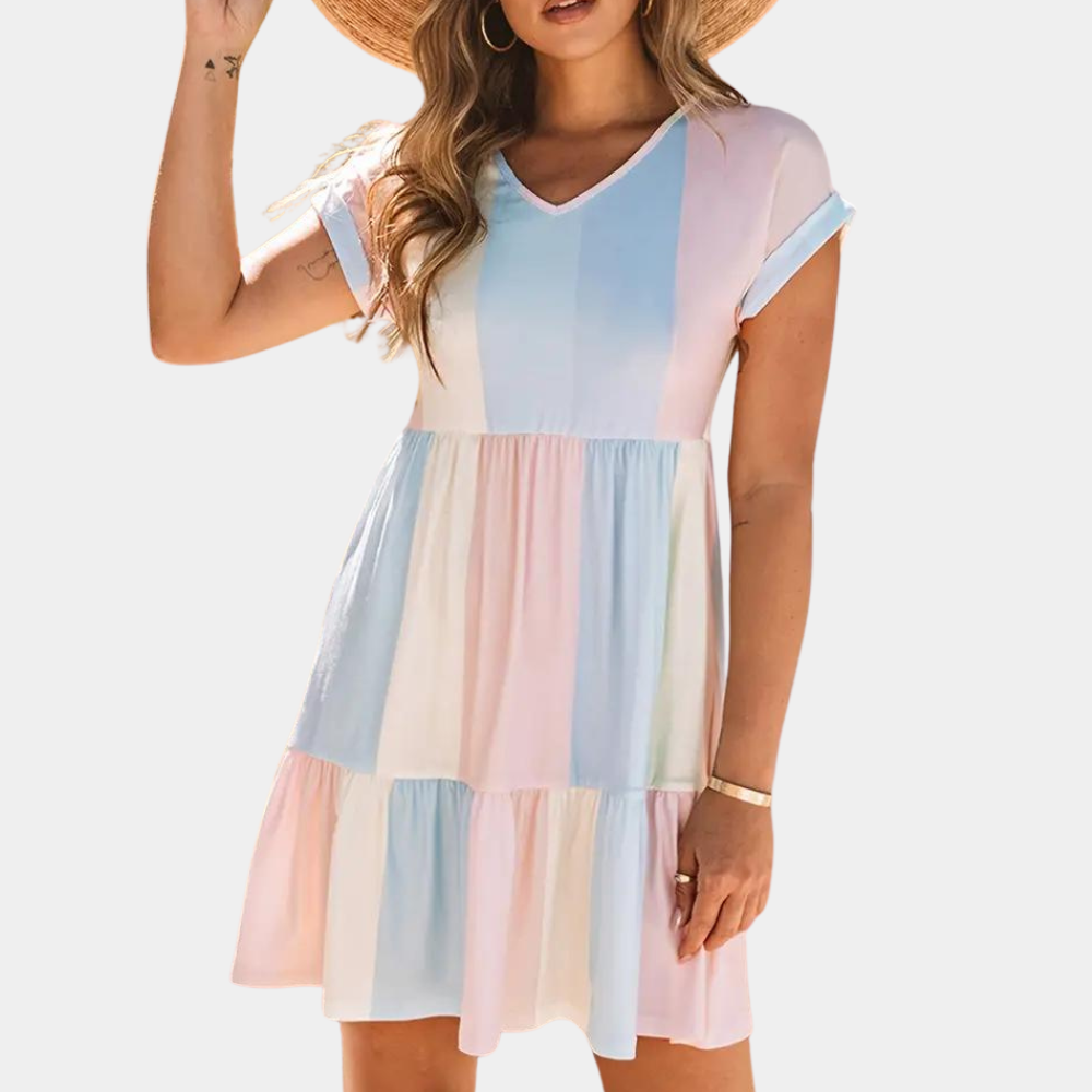 Lightweight and colorful women's dress