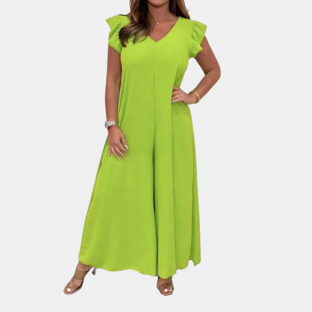 Casual jumpsuit dress for ladies